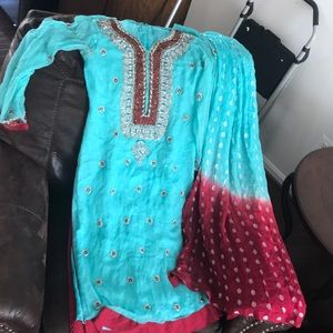 Pakistani Indian party wedding wear